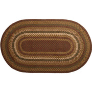 Tea Cabin Jute Rug Oval w/ Pad 27x48