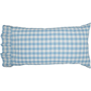 Annie Buffalo Blue Check King Pillow Case Set of 2 21x36+4