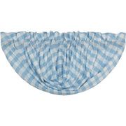 Annie Buffalo Blue Check Balloon Valance 15x60