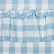 Annie Buffalo Blue Check Ruffled Valance 16x72