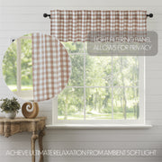 Annie Buffalo Portabella Check Valance 16x90