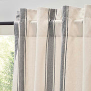 Grace Grain Sack Stripe Short Panel Set of 2 63x36