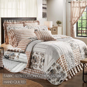 Annie Portabella Floral Patch King Quilt 105Wx95L