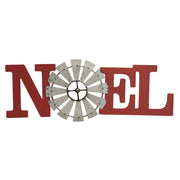 Noel Windmill Metal Plaque