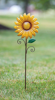 Metal Sunflower Decorative Garden Stake