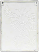 Vintage Sunflower Metal Wall Plaque