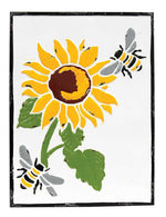 Vintage Sunflower Metal Wall Plaque
