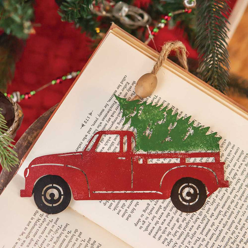 Christmas Truck Iron Ornament