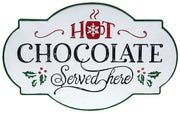 Hot Chocolate Iron Wall Sign