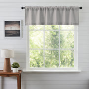 Burlap Dove Grey Valance 16x60