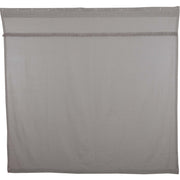 Burlap Dove Grey Shower Curtain 72x72