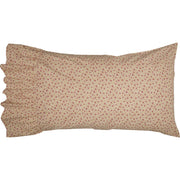Camilia Ruffled Standard Pillow Case Set of 2 21x26+8