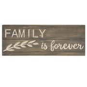 Family Is Forever Engraved Pallet Look Sign