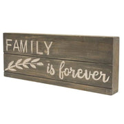 Family Is Forever Engraved Pallet Look Sign