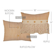 Camilia Ruffled Pillow 14x18