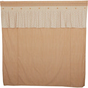 Camilia Ruffled Shower Curtain 72x72