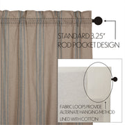 Grain Sack Blue Valance 16x90