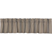 Grain Sack Charcoal Valance 16x90