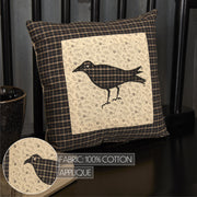 Kettle Grove Pillow Crow 10x10