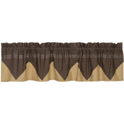 Kettle Grove Plaid Valance Layered 16x72