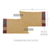 Millsboro Standard Pillow Case Set of 2 21x30