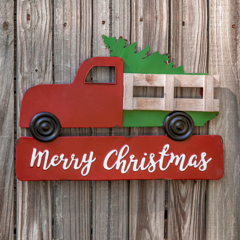 Christmas Truck Garden Stake – Farmabilia