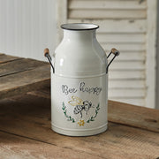 Bee Happy Jug with Wood Handles