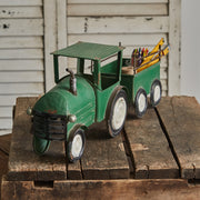 Green Tractor with Hauler
