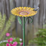 Sunflower Birdbath