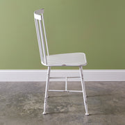 Distressed Metal Cafe Chair
