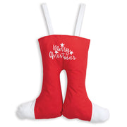 Santa Pants Double Christmas Stocking