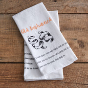 Set of Two Cocktail Recipes Tea Towels