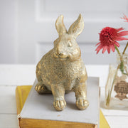 Gold Rabbit Statue