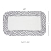 Annie Buffalo Grey Check Bathmat 27x48