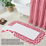 Annie Buffalo Red Check Bathmat 27x48