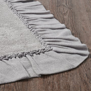 Burlap Dove Grey Bathmat 20x30