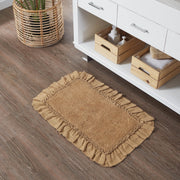 Burlap Natural Bathmat 20x30