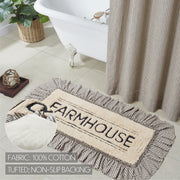 Sawyer Mill Charcoal Farmhouse Bathmat 27x48