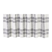 Black Plaid Valance 19x60