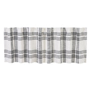 Black Plaid Valance 19x72