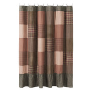 Crosswoods Patchwork Shower Curtain 72x72