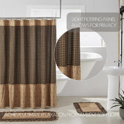 Maisie Ruffled Shower Curtain 72x72
