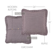 Florette Fabric Euro Sham 26x26