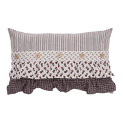 Florette Ruffled Pillow 14x22