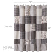 Florette Patchwork Shower Curtain 72x72