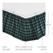 Pine Grove King Bed Skirt 78x80x16