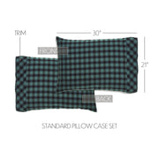 Pine Grove Standard Pillow Case Set of 2 21x30