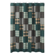 Pine Grove Patchwork Shower Curtain 72x72