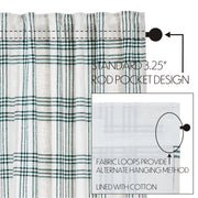 Pine Grove Plaid Panel Set of 2 84x40