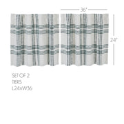 Pine Grove Plaid Tier Set of 2 L24xW36